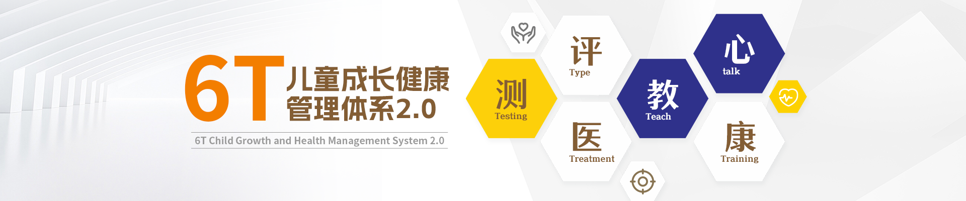 6T体系，儿童健康管理，发育评估，多学科会诊，特教融合，心理疏导，一站式康复